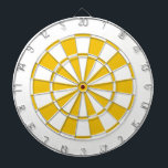 Cible De Fléchettes jaune or et blanc<br><div class="desc">blanc et jaune.asyrum . maydaze</div>