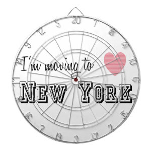 Cible De Fléchettes Je déménage à New York
