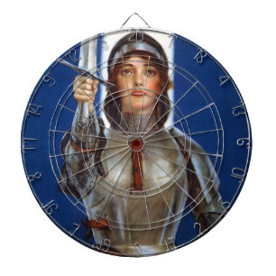 Cible De Fléchettes Jeanne d'Arc Héroïne Française, Chevalière La Puce