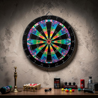 Cible De Fléchettes Jeu de teinture personnalisée