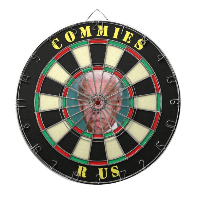 Cible De Fléchettes Joe Biden Commies R Us Dartboard (Devant)
