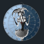 Cible De Fléchettes Jouer Jester Dartboard<br><div class="desc">Nom de l'oeuvre : Meilleur de deux mains Couleur : Blue Fun Poker Jester Dartboard Quirky jester tenant deux cartes à jouer, le joker et l'as des pique, Parfait pour un ado ou une interpolation, quelqu'un qui aime les clowns, pour une salle de jeux, ou n'importe qui! Consultez ma boutique...</div>