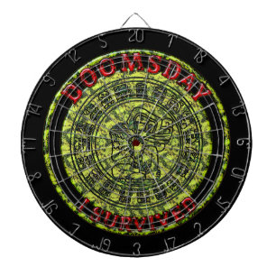 Cible De Fléchettes Jour de la fin - J'ai survécu   Prophétie maya