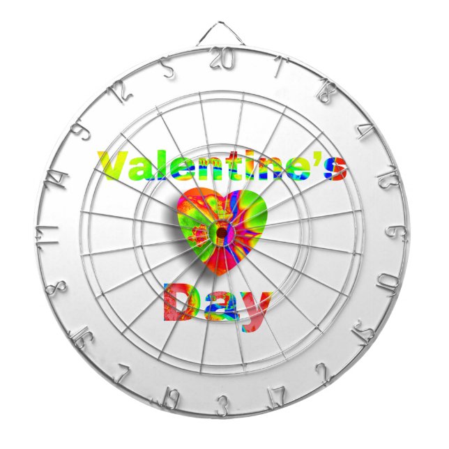 Cible De Fléchettes Jour de la Saint Valentin (Devant)