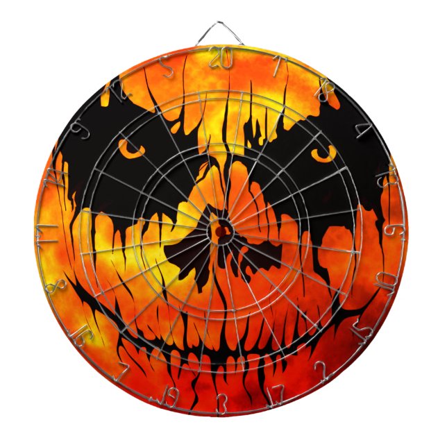 Cible De Fléchettes Joyeux Halloween 16 Tableau de Fléchettes (Devant)