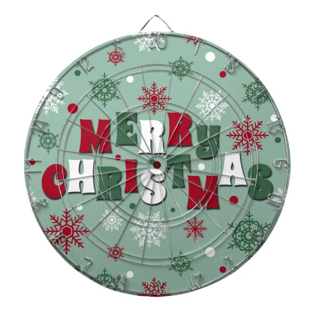 Cible De Fléchettes Joyeux Noël (Devant)