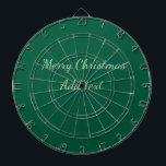 Cible De Fléchettes Joyeux Noël vert plaine solo arrière - plan vacanc<br><div class="desc">Conception</div>