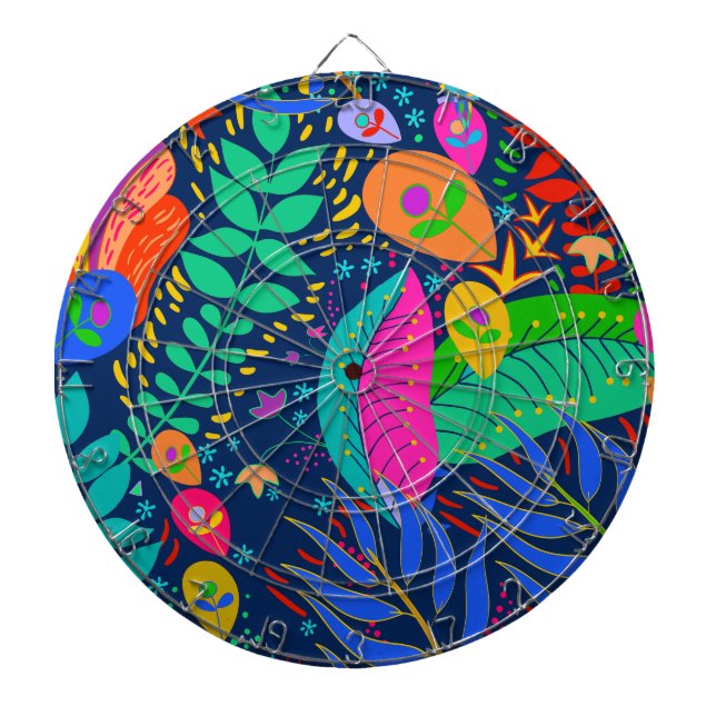 Cible De Fléchettes Jungle tropical hawaïen (Devant)