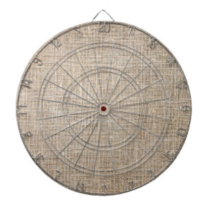 Cible De Fléchettes Jute Textile