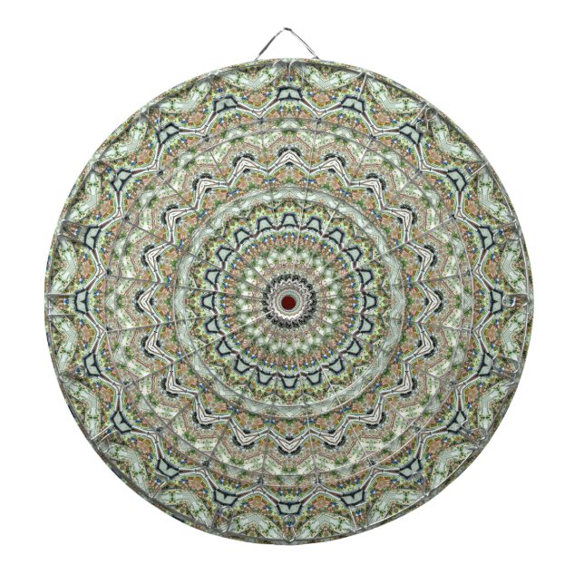 Cible De Fléchettes Kaleidoscope Vert (Devant)