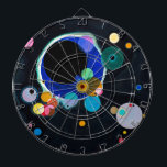 Cible De Fléchettes Kandinsky Plusieurs cercles Abstraits<br><div class="desc">L'une des oeuvres remarquables de Wassily Kandinsky,  l'un des fondateurs de l'art abstrait. Kandinsky a pris sa place dans l'histoire comme l'un des artistes uniques qui a ouvert une nouvelle voie dans l'art mondial.</div>