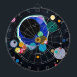 Cible De Fléchettes Kandinsky Plusieurs cercles Abstraits<br><div class="desc">L'une des oeuvres remarquables de Wassily Kandinsky,  l'un des fondateurs de l'art abstrait. Kandinsky a pris sa place dans l'histoire comme l'un des artistes uniques qui a ouvert une nouvelle voie dans l'art mondial.</div>