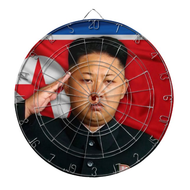 Cible De Fléchettes Kim Jong Un (Devant)