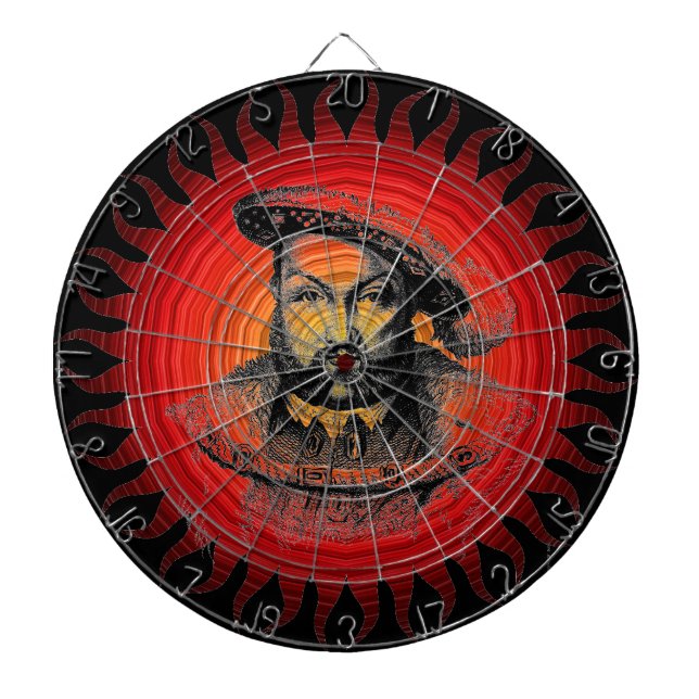 Cible De Fléchettes King Henri VIII (Devant)