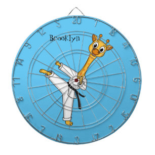 Cible De Fléchettes Kung Fu giraffe