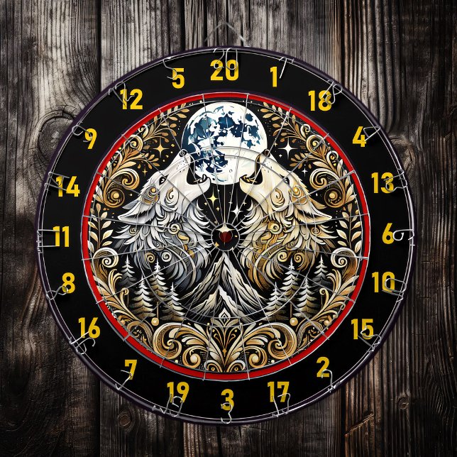 Cible De Fléchettes L’appel de Wolf réveille l’aventure et le plaisir (Créateur téléchargé)