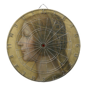 Cible De Fléchettes La Belle Princesse (par Léonard de Vinci)