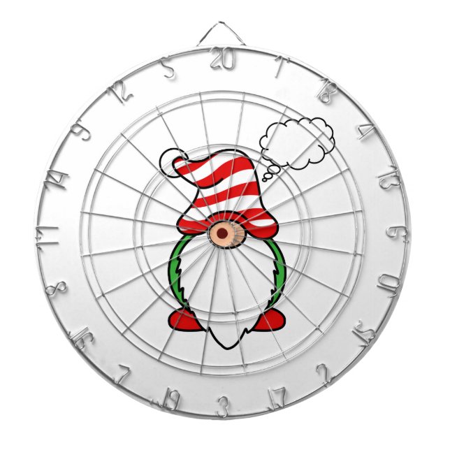 Cible De Fléchettes La bulle de la pensée Gnome (Devant)