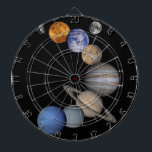 Cible De Fléchettes La gamme de système solaire nos planètes<br><div class="desc">La gamme de système solaire montrant les planètes dans notre galaxie.</div>