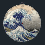 Cible De Fléchettes La Grande Vague au large de Kanagawa Hokusai<br><div class="desc">La Grande Vague au large de Kanagawa par Hokusai. Beau chef-d'oeuvre d'une Grande Vague,  l'une des peintures les plus célèbres de l'art fin de tous les temps. Disponible sur de nombreuses idées cadeaux de haute qualité et des vêtements artistiques.</div>