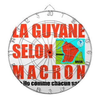 Cible De Fléchettes La Guyane selon Macron est une île