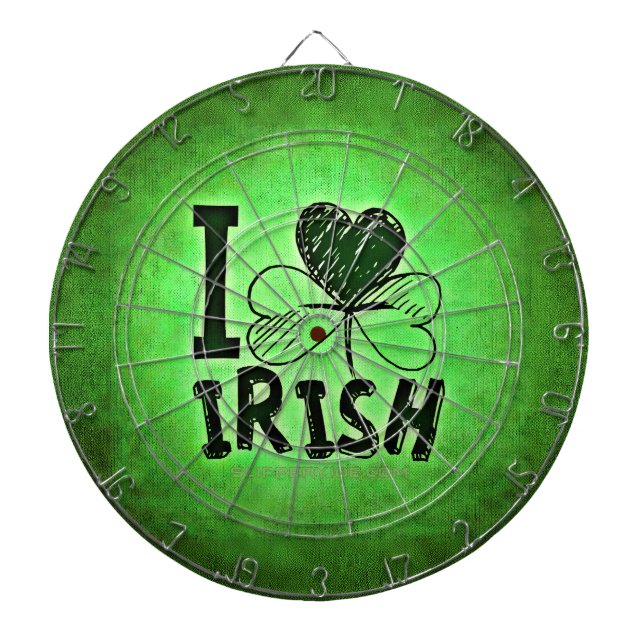 Cible De Fléchettes La Saint-Patrick de SlipperyJoe férié irlandais pr (Devant)