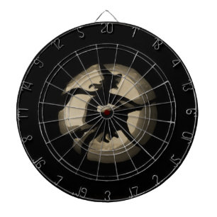 Cible De Fléchettes La sorcière