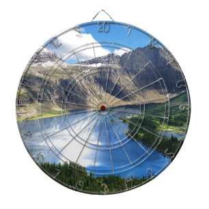 Cible De Fléchettes Lac caché dans le Parc national des Glaciers