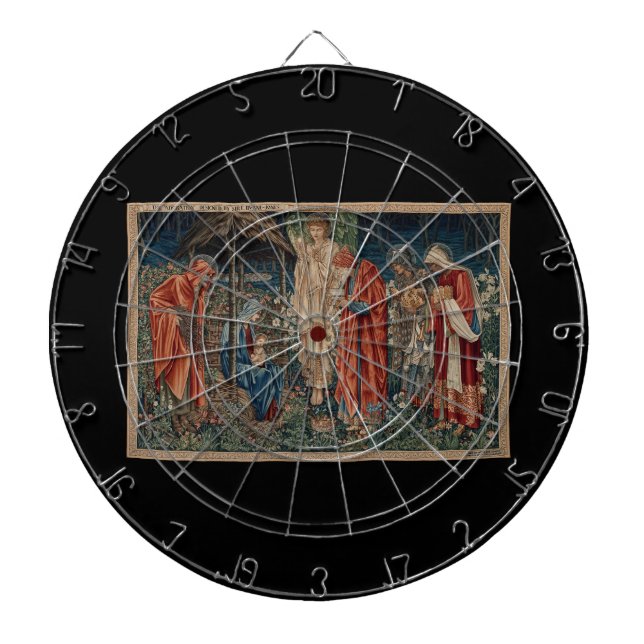 Cible De Fléchettes L'Adoration des Mages (par Edward Burne-Jones) (Devant)