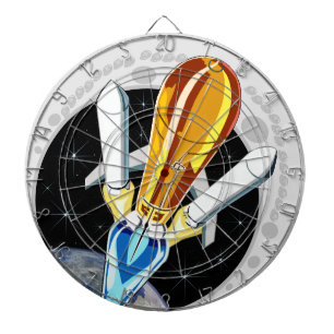 Cible De Fléchettes Lancement de la fusée Crescent Moon "Lourd Lift" D