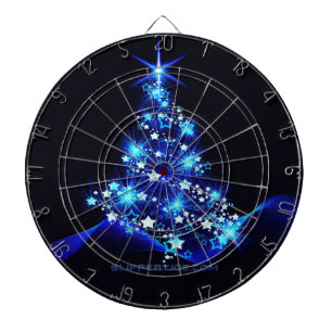 Cible De Fléchettes l'arbre de Noël stylisé et lumineux de SlipperyJoe