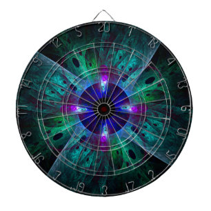 Cible De Fléchettes L'art Abstrait des yeux