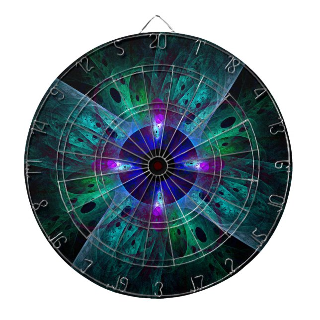 Cible De Fléchettes L'art Abstrait des yeux (Devant)