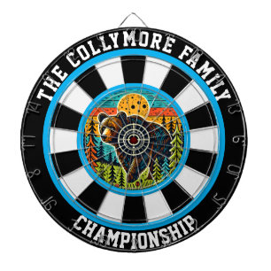 Cible De Fléchettes L'art ciblé du grizzli