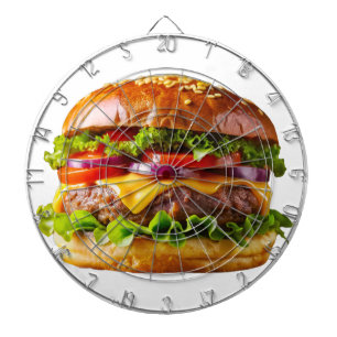 Cible De Fléchettes Le cheeseburger appétissant de SlipperyJoe crousti