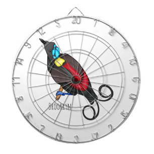 Cible De Fléchettes Le dessin animé oiseau de paradis de Wilson