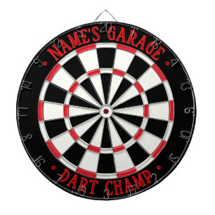 Cible De Fléchettes Le garage de Name • Champion de fléchettes • Moder