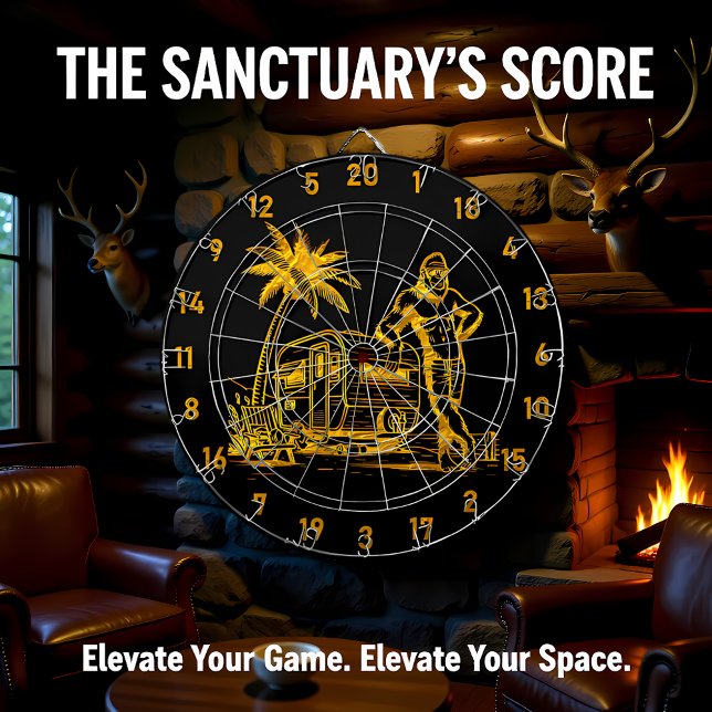 Cible De Fléchettes Le Hobby Secret de Sasquatch (Créateur téléchargé)