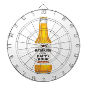 Cible De Fléchettes Le Kayak Est Mon Heureuse Heure