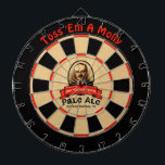 Cible De Fléchettes Le Pale Ale de M. Molotov<br><div class="desc">Un logo de Pale Ale de M. Molotov brassé par la mythique High Octane Brewing Company. Il présente une ressemblance de Vyacheslav Mikhailovich Molotov, ministre soviétique des Affaires étrangères sous Josef Staline. En plus du texte "M. MOLOTOV'S Pale Ale", "OCTANE NOTING : 93" et "Jeter "Em A Molly". Le Molotov...</div>