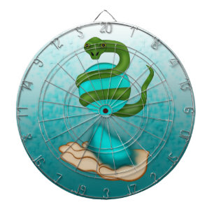 Cible De Fléchettes Le serpent