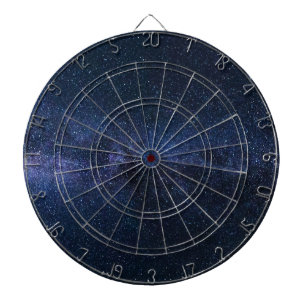 Cible De Fléchettes Les étoiles dans la voie lactée