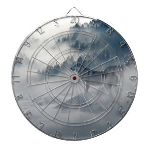 Cible De Fléchettes Les loups dans un paysage hivernal