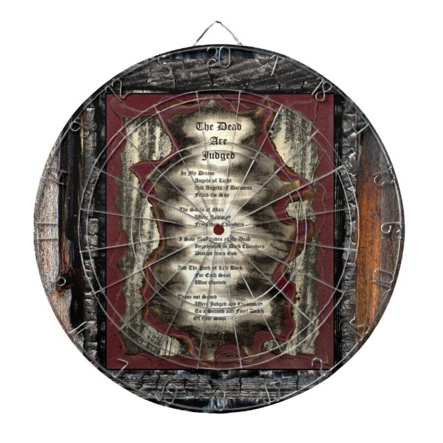 Cible De Fléchettes Les morts sont jugés (Devant)