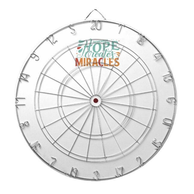 Cible De Fléchettes L'espoir crée des miracles (Devant)