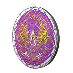 Cible De Fléchettes Lettre A, logo coloré design du texte