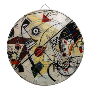 Cible De Fléchettes Ligne ininterrompue Kandinsky Transverse
