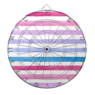 Cible De Fléchettes Lignes colorées