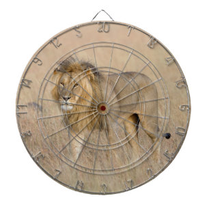 Cible De Fléchettes Lion marche