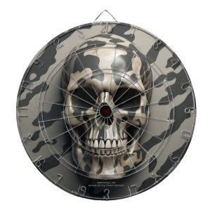 Cible De Fléchettes LITE Memento Mori Camo Skull